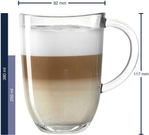 Leonardo Latte Macchiato Glazen Napoli 380 ml - 6 stuks - Hittebestendig