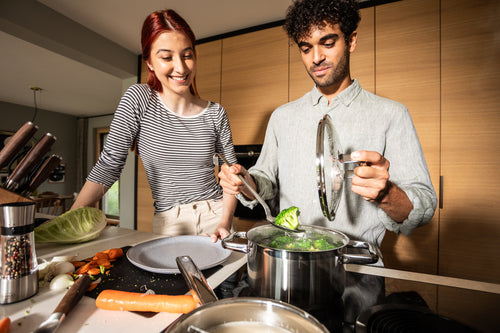 Rosle Pannenset Elegance - Kookpannen + Deksels & Steelpan - 5 Delig