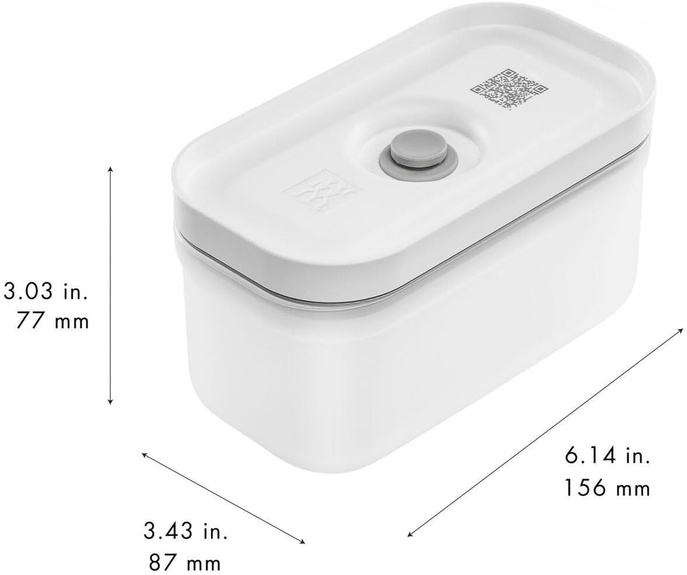 Zwilling Vacuüm Lunchbox Fresh & Save - Transparant - Kunststof - 16 x 9 x 8 cm / 500 ml