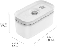 Zwilling Vacuüm Lunchbox Fresh & Save - Transparant - Kunststof - 16 x 9 x 8 cm / 500 ml