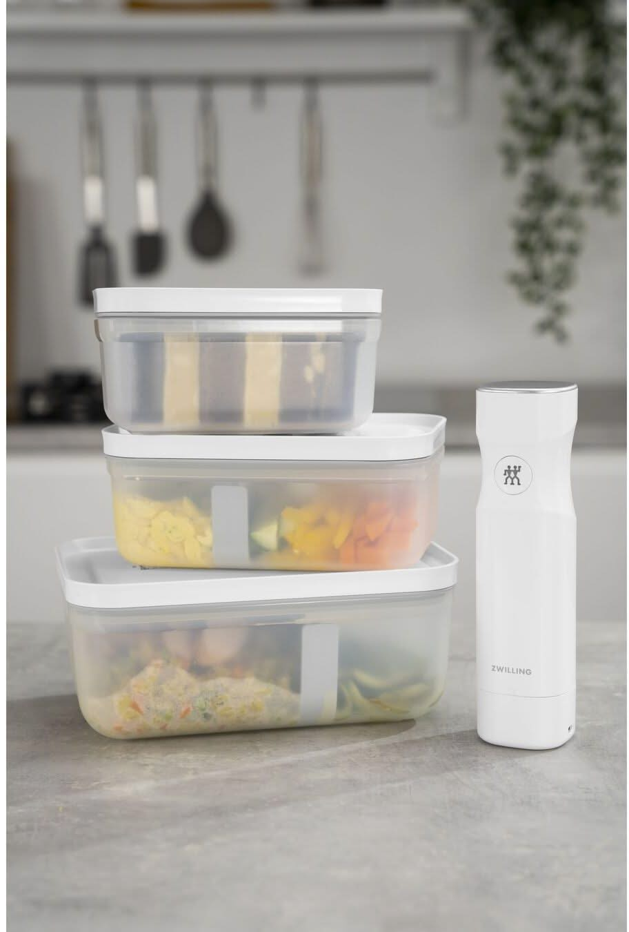 Zwilling Vacuüm Lunchbox Fresh & Save - Transparant - Kunststof - 22 x 15 x 9 cm / 1.6 liter