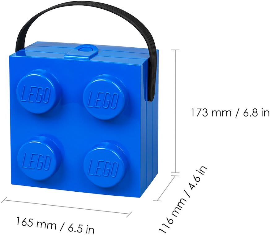 LEGO® Lunchbox Classic - met Handvat - Blauw