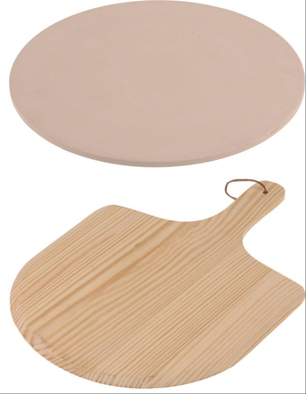 Cookinglife Pizza bak set - Pizza baksteen - Pizza schep