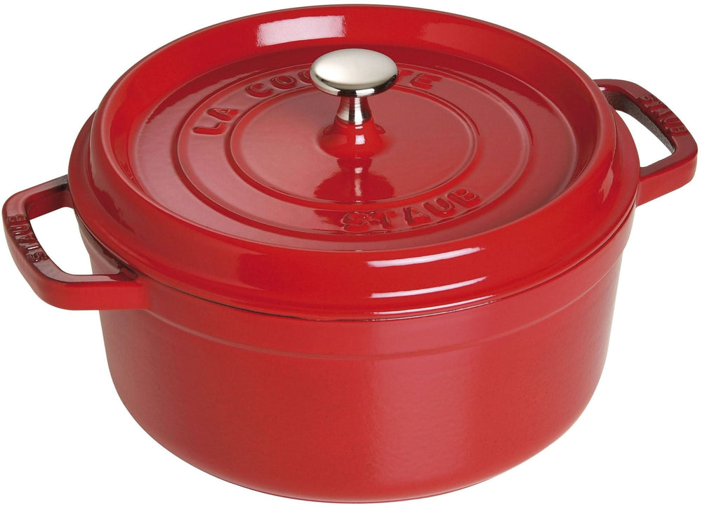 Staub Braadpan / Cocotte - Kersenrood - ø 24 cm / 3.8 liter