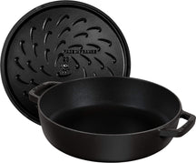 Staub Hapjespan Chistera - Zwart - ø 24 cm / 2.4 liter