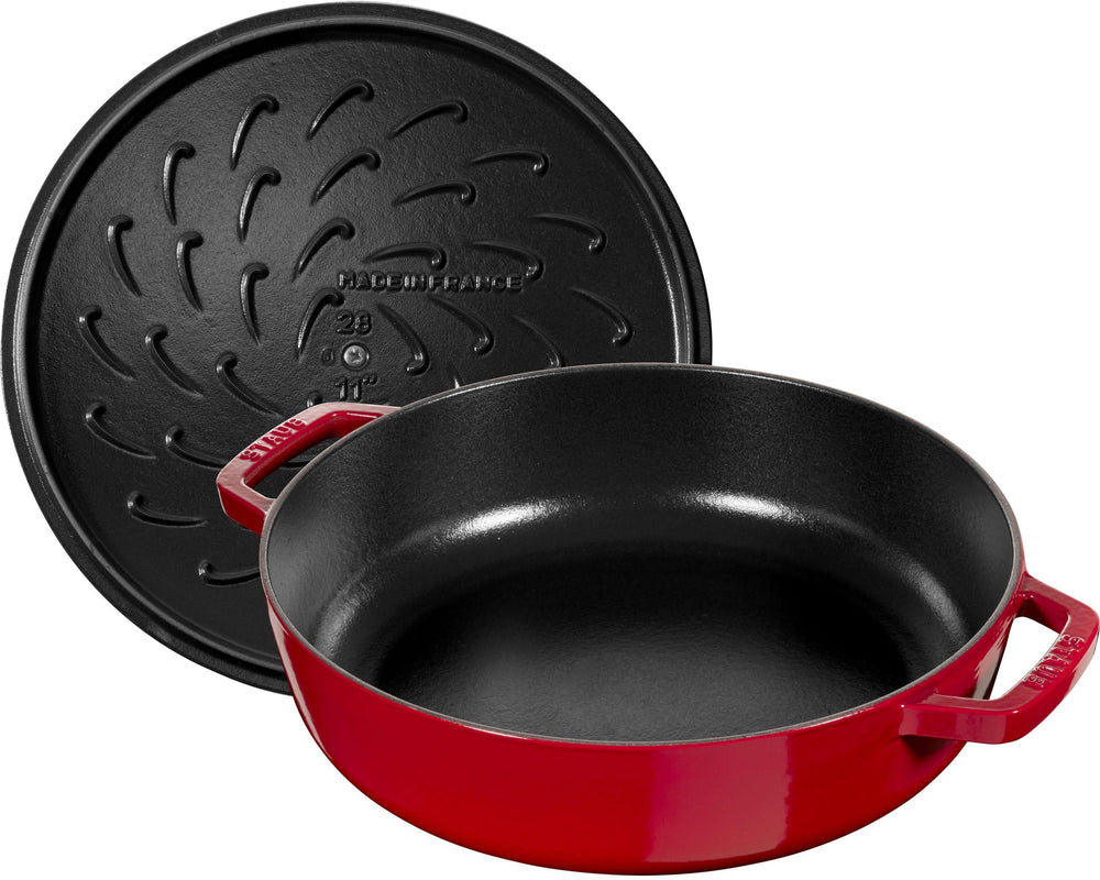 Staub Hapjespan Chistera - Kersenrood - ø 28 cm / 3.7 liter