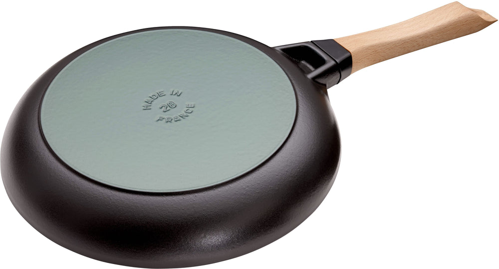 Staub Koekenpan - Zwart - ø 28 cm - geëmailleerde anti-aanbaklaag