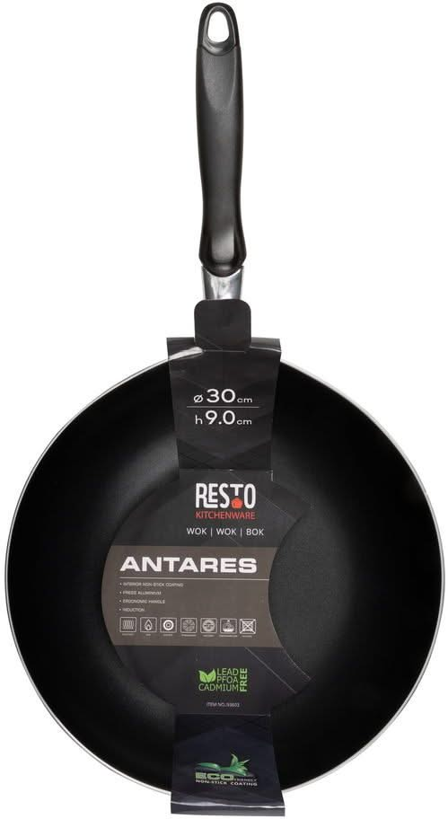 Resto Kitchenware Wokpan Antares - ø 30 cm - standaard anti-aanbaklaag