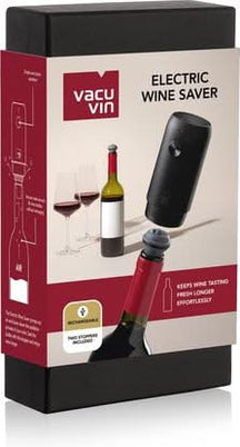 Vacu Vin Elektrische Wine Saver Vacuümpomp + 2 Doppen