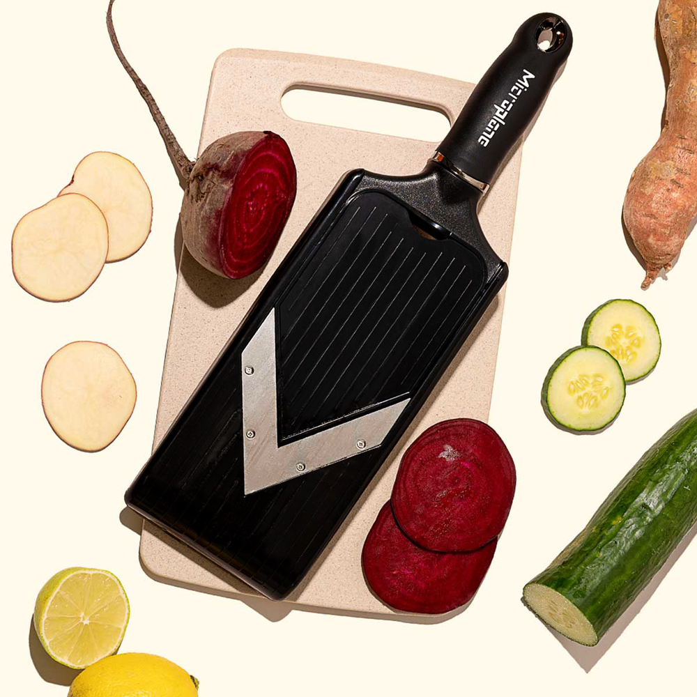 Microplane Mandoline / Julienne Snijder Specialties - Zwart