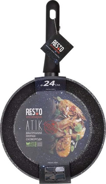 Resto Kitchenware Koekenpannenset Atik ø 22 + 24 + 26 + 28 cm - Inductie en alle andere warmtebronnen