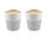 Eva Solo Espresso kopjes Marble Grey 80 ml - 2 Stuks