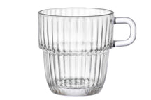 Bormioli Rocco Theeglazen - Koffiekopjes met oor - Stapelbaar - Barshine 250 ml - 6 Stuks