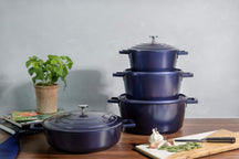 MasterClass Braadpan Blauw - ø 28 cm / 5 liter - standaard anti-aanbaklaag