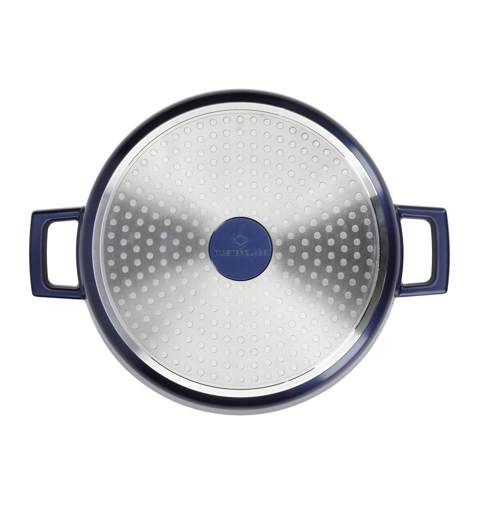 MasterClass Braadpan - Blauw - ø 28 cm / 4 liter - standaard anti-aanbaklaag