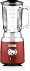 Westinghouse Retro Waterkoker + Broodrooster 2 Sleuven + Blender - Rood