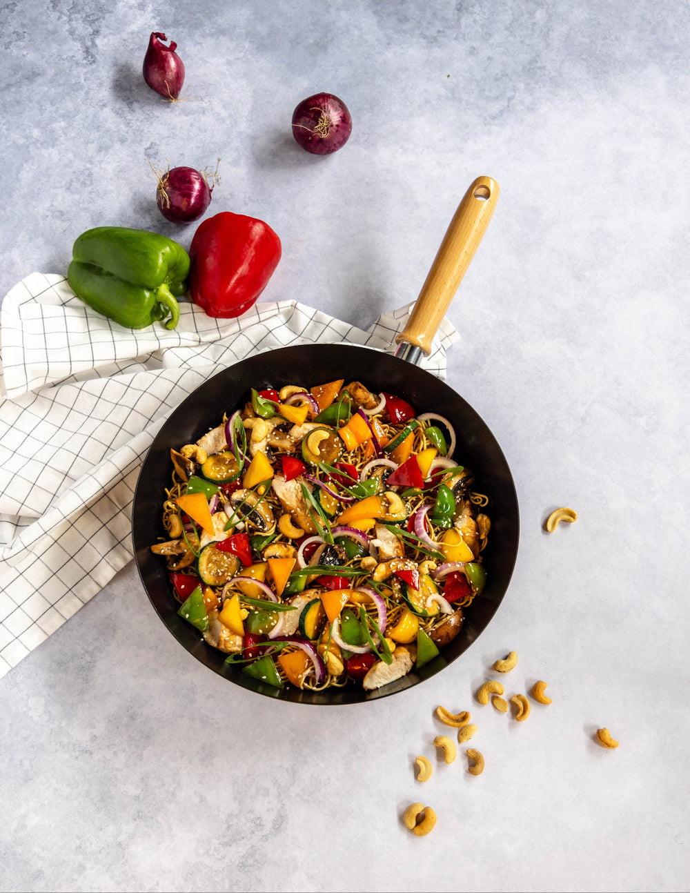 Cookinglife Wokpan Asia - Keramische anti-aanbaklaag - ø 30 cm