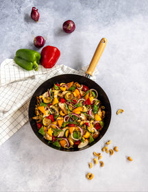 Cookinglife Wokpan Asia - Keramische anti-aanbaklaag - ø 30 cm