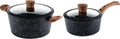 Westinghouse Pannenset Marble Wood (Braadpan ø 24 cm + Steelpan ø 18 cm) - Inductie en alle andere warmtebronnen