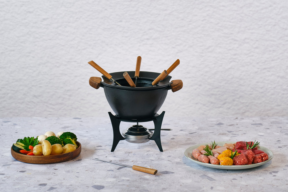 Cookinglife Fondueset Moritz Gietijzer - 6 personen - ø 23 cm