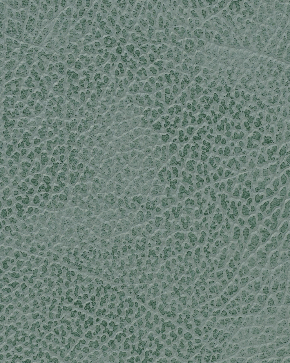 LIND DNA Onderzetters Hippo - Leer - Pastel Green - ø 10 cm - 4 Stuks