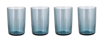 Bitz Waterglas Kusintha - Blauw - 280 ml - 4 stuks