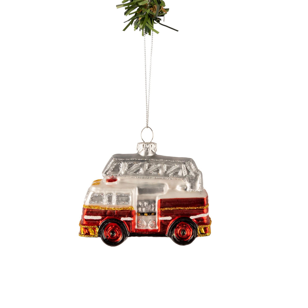 Nordic Light Kerstbal Brandweerauto 9 cm