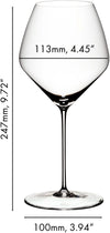 Riedel Rode Wijnglazen Veloce - Pinot Noir / Nebbiolo - 2 stuks