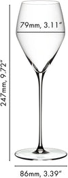 Riedel Champagne Glazen Veloce - 2 stuks