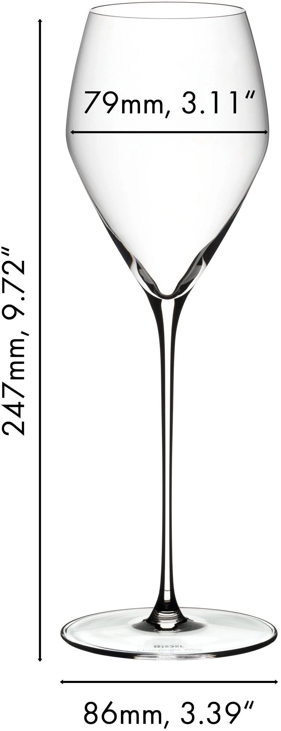 Riedel Champagne Glazen Veloce - 2 stuks