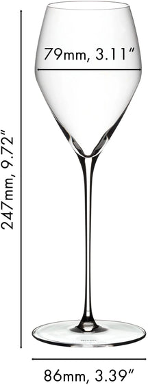 Riedel Champagne Glazen Veloce - 2 stuks