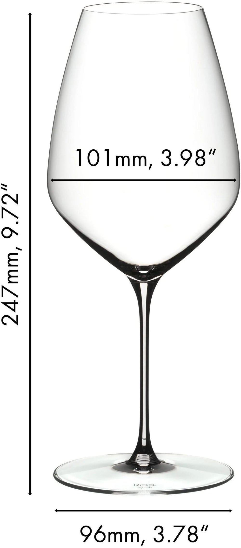 Riedel Rode Wijnglazen Veloce - Syrah / Siraz - 2 stuks