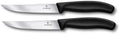 Victorinox Steakmessen Swiss Classic - Zwart - Gekarteld - 2 stuks