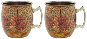 Cosy & Trendy  Moscow Mule Cocktailbekers - Antiek Koper - 450 ml - 2 Stuks