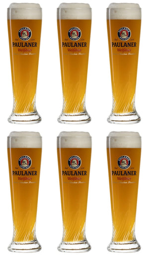 Paulaner Bierglazen Weizen - 500 ml - 6 stuks