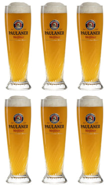 Paulaner Bierglazen Weizen - 300 ml - 6 stuks