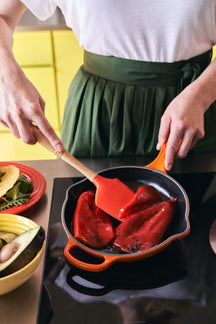 Le Creuset Skillet Signature - Oranjerood - ø 23 cm - geëmailleerde anti-aanbaklaag