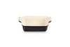 Le Creuset Ovenschaal Heritage - Ebbenzwart - 19 x 14 cm / 1.1 liter