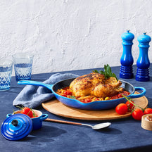 Le Creuset Serveerpan / Mini Braadpan Signature - Azure - ø 10 cm / 250 ml