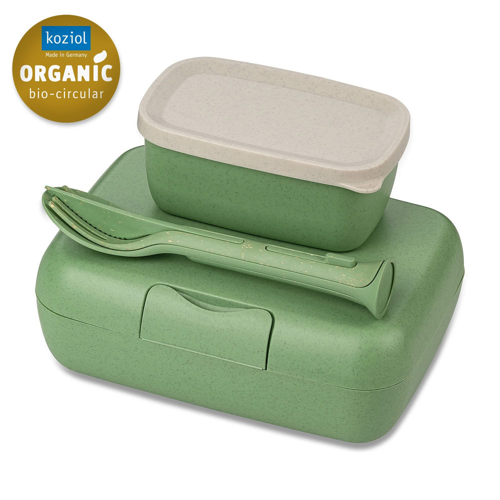 Koziol Lunchbox met Bestekset Candy Groen