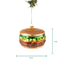 Nordic Light Kerstbal Hamburger 10 cm