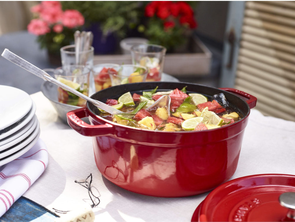 Staub Braadpan / Cocotte - Kersenrood - ø 24 cm / 3.8 liter