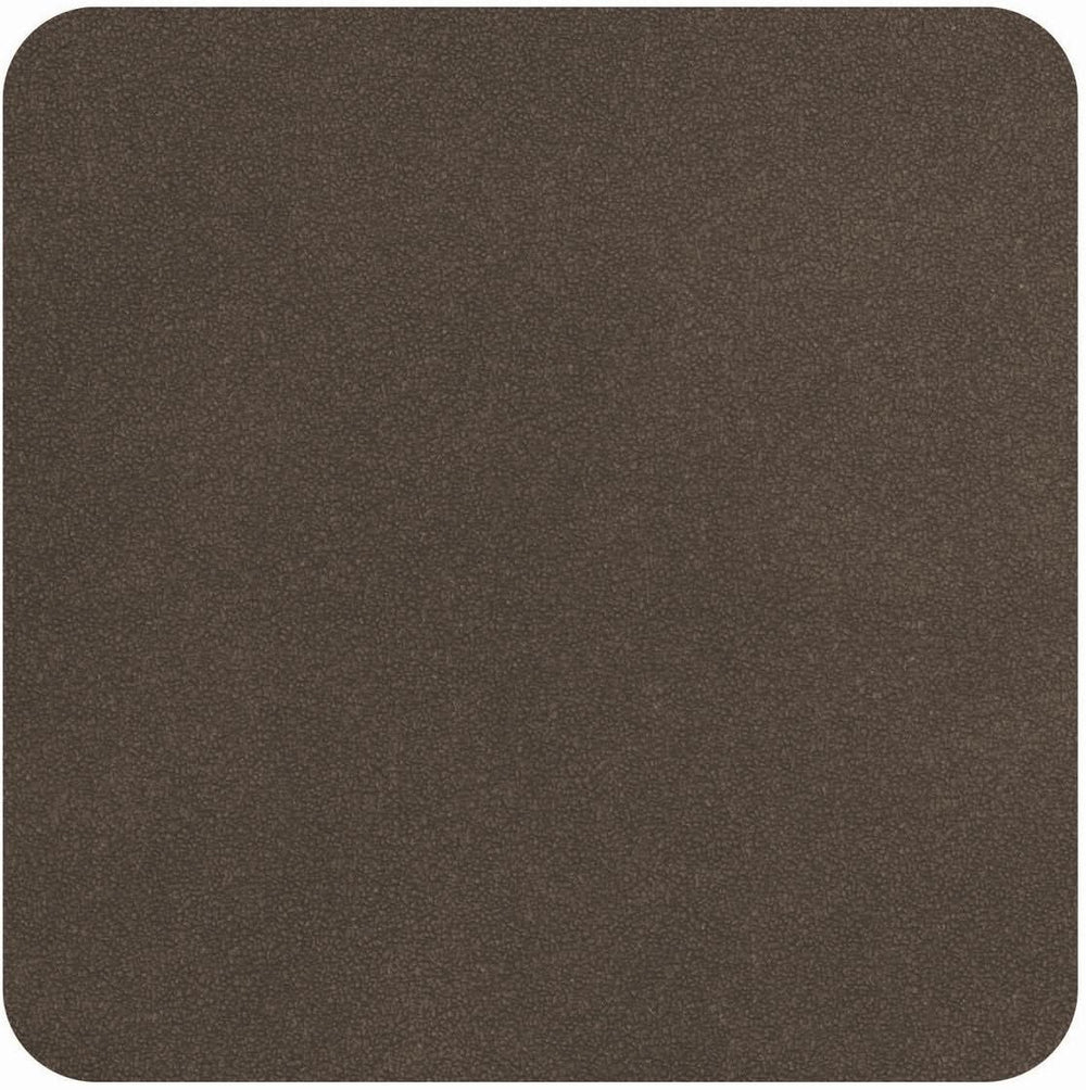 ASA Selection Onderzetters - Soft Leather - Earth - 10 x 10 cm - 4 Stuks