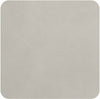 ASA Selections Onderzetters - Soft Leather - Limestone - 10 x 10 cm - 4 Stuks