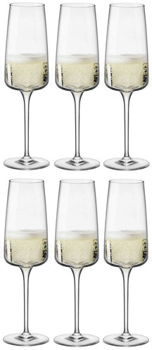 Bormioli Rocco Champagneglazen - Flutes - Nexo - 240 ml - 6 stuks