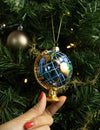 Nordic Light Kerstbal Wereldbol 11 cm