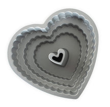 Nordic Ware Tulband Bakvorm Tiered Heart Bundt Koper 27 x 25 cm / 2.8 liter