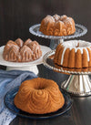 Nordic Ware Tulband Bakvorm Quartet Bundt Goud - 4 stuks