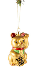 Nordic Light Kerstbal Maneki Neko 10 cm