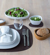 LIND DNA Placemat Nupo - Leer - Dark Brown - 44 x 37 cm